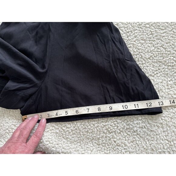 Ava + Esme Deep Plunge Sleeveless Romper, Black Size XS - Picture 8 of 11